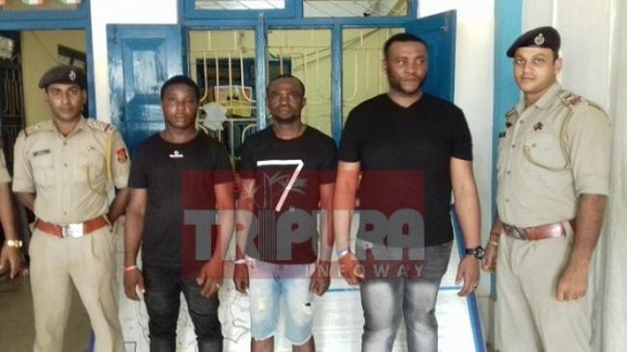 3 Nigerian suspected Drug smugglers held in Tripura